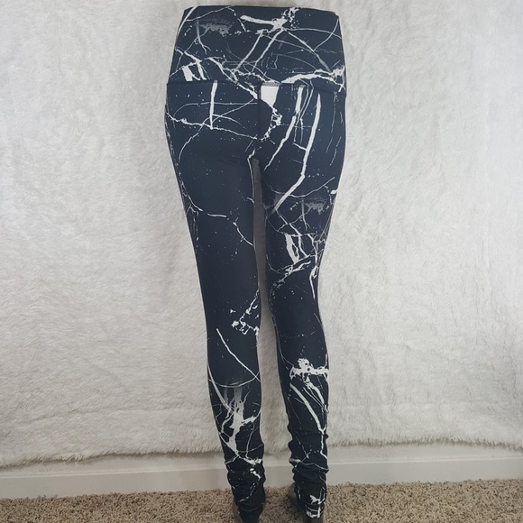 DYI High Rise Paint Splatter Leggings Sz XS #2 - Picture 3 of 6